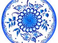 Синие цветы Гжели